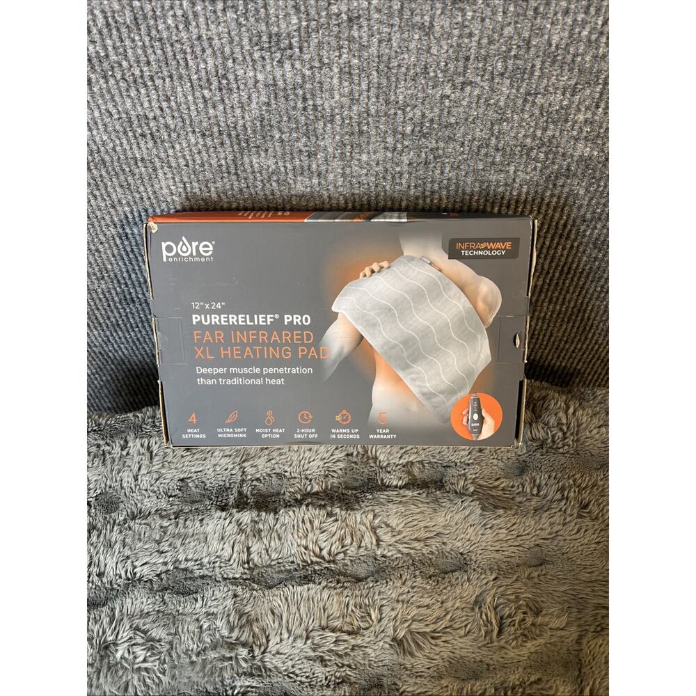 Pure Enrichment- PureRelief PRO Infrared Electric Heating Pad - 12" x 24"